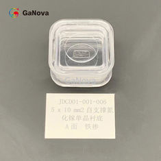 5*10mm2 A-표면 도프하지 않은 SI 형태 프리-스탠딩 갈륨-질소 단결정체 기판 Resistivity &gt; 106 Ω·Cm RF 장치 웨이퍼