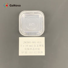 5*10mm2 SP 표면 (11-12) 도프하지 않은 SI 형태 프리-스탠딩 갈륨-질소 단결정체 기판 Resistivity &gt; 106Ω·Cm RF 장치