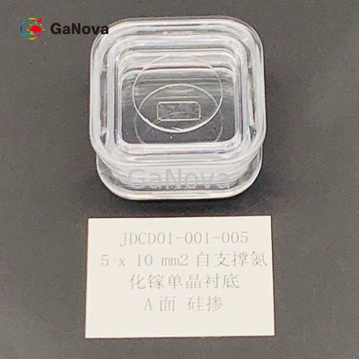 5*10mm2 A-표면은 n형 프리-스탠딩 갈륨-질소 단결정체 기판  Resistivity &lt; 0.05 Ω·cm 전력 소자 / 레이저를 도프하지 않았습니다