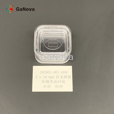 매크로 결함 밀도 0cm−2 비 도핑된 SI형 자립 GaN 단일 크리스탈 기판 RF 장치 5*10mm2 M면