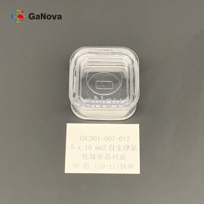 5*10mm2 SP 표면 (10-11) 도프하지 않은 SI 형태 프리-스탠딩 갈륨-질소 단결정체 기판 Resistivity &gt; 106 Ω·Cm RF 장치