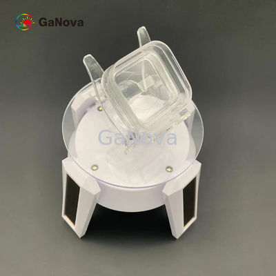 전력장치 5x10mm2 도핑되지 않은 N형 자유자재 GaN 단일 크리스탈 기판, 저항성 0.1 Ω·cm 및 10μm 내의 BOW