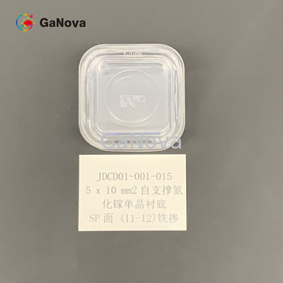 5*10mm2 SP 표면 (11-12) 도프하지 않은 SI 형태 프리-스탠딩 갈륨-질소 단결정체 기판 Resistivity &gt; 106Ω·Cm RF 장치