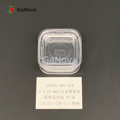 5x10mm2 Sp 페이스 Gan 에피택셜 웨이퍼 유엔 도핑된 Si 유형 Gan 단결정 기판