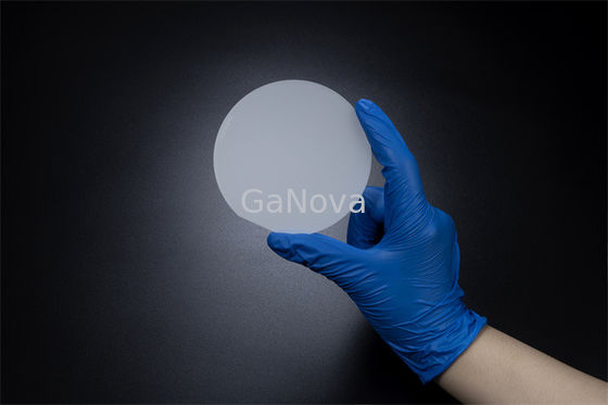 사파이어 웨이퍼 SSP Resistivity<0.05 Ω 센티미터 LED, 레이저, 핀 에피택셜 웨이퍼 위의 4 인치 n형 실리콘 도핑 갈륨-질화갈륨