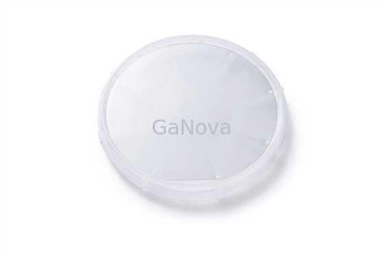 4인치 청색 LED GaN 에피택셜 웨이퍼 C 평면 편평한 사파이어