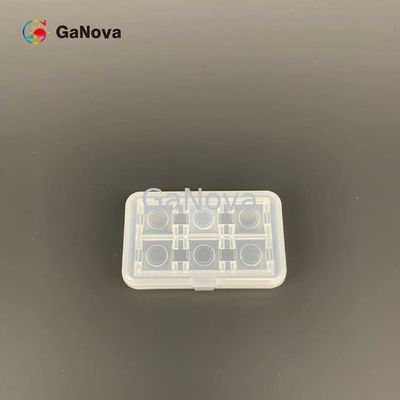M-주축 0.35 ±0.15를 향하여' 각도에서 떨어져 있는 10*10.5mm2 갈륨-질소 단결정체 기판 Ｃ 비행기 (0001)