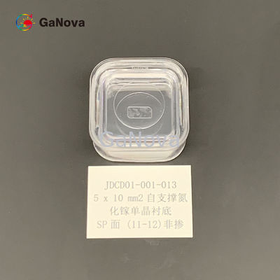 전력장치 5x10mm2 도핑되지 않은 N형 자유자재 GaN 단일 크리스탈 기판, 저항성 0.1 Ω·cm 및 10μm 내의 BOW