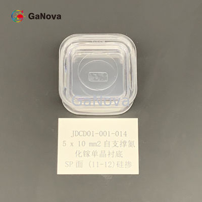 SP-Face 11-12 도핑되지 않은 N형 독립 GaN 단일 결정 기판 저항성 0.05 Ω·cm 매크로 결함 밀도 0cm−2